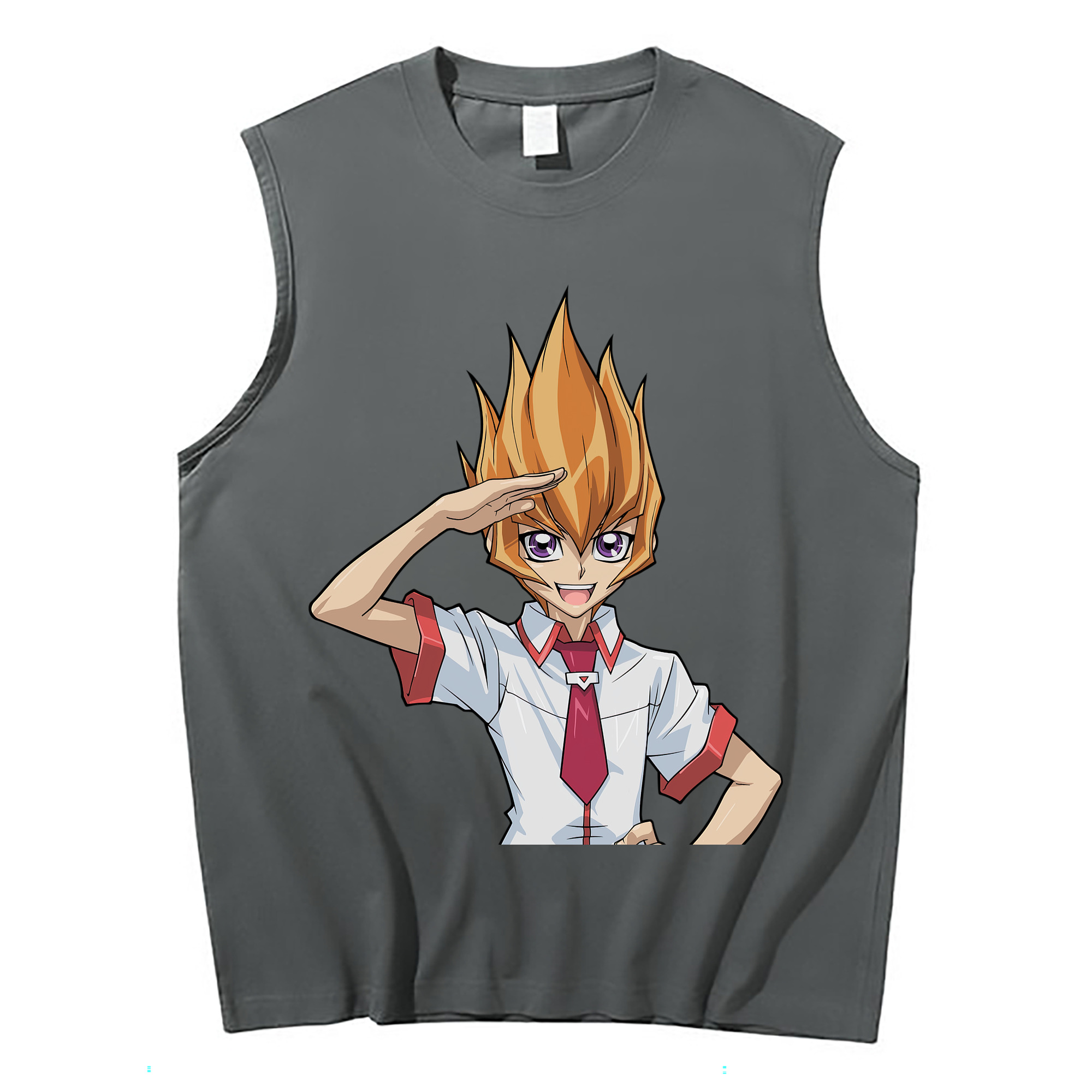 （画像用） 遊☆戯☆王 Yu-Gi-Oh! コットン100％タンクトップ（フロントプリント）